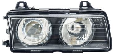 PHARE BMW SERIE 3 (E36) 1992-1995 COUPE / LAMPES H1+H1 / TYPE ZKW / DROIT