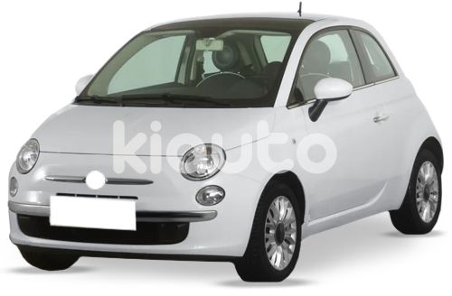 PARE-BRISE FIAT 500 2007-2015 CABRIOLET / AVANT / VERT / AVEC BASE MIROIR /  ANTENNE / JOINTS PRÉMONTÉS