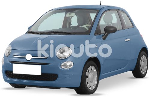 PARE-BRISE FIAT 500 2015-> CABRIOLET / AVANT / VERT / AVEC BASE MIROIR /  ANTENNE / JOINTS PRÉMONTÉS