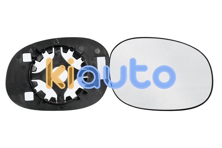 Verre De Rétroviseur Droit Avec Plaque De Support Pour Volkswagen Fox 2003-2010 - Remplacement Hihaha 1 Pièce