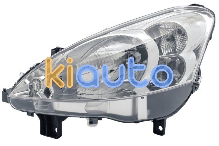 Phares Avant Droite + Gauche Pour Peugeot Partner III (03.2018+) - Marque Valeo, Halogène H1/H7 - Neufs Origine France