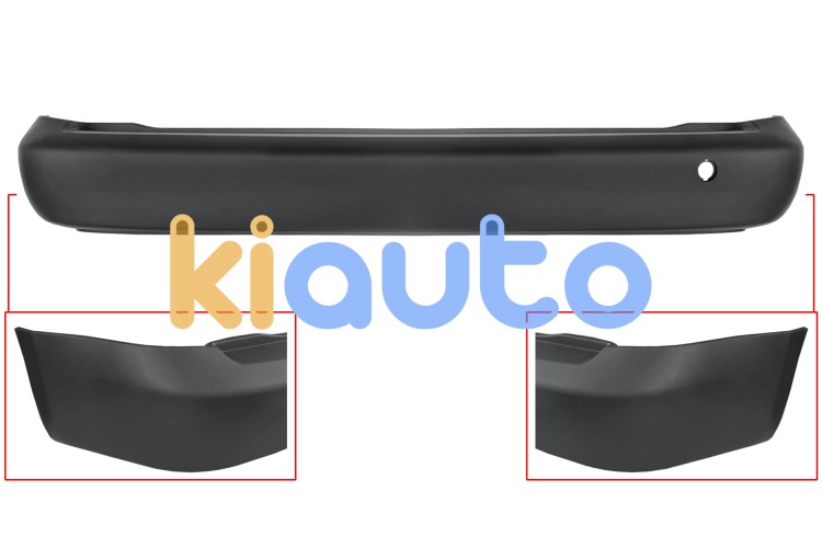 2K5807417 PARE-CHOC ARRIÈRE VOLKSWAGEN CADDY PROFESIONAL SA03.2015 Kombi 2015-2020 2322015 | Nivio Parts