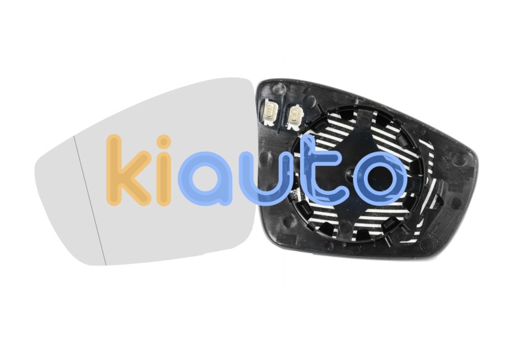 Verre De Rétroviseur Latéral Droit Chauffant Pour Renault Captur 2020-2023 - Blanc, Asphérique, 7.17 Pouces