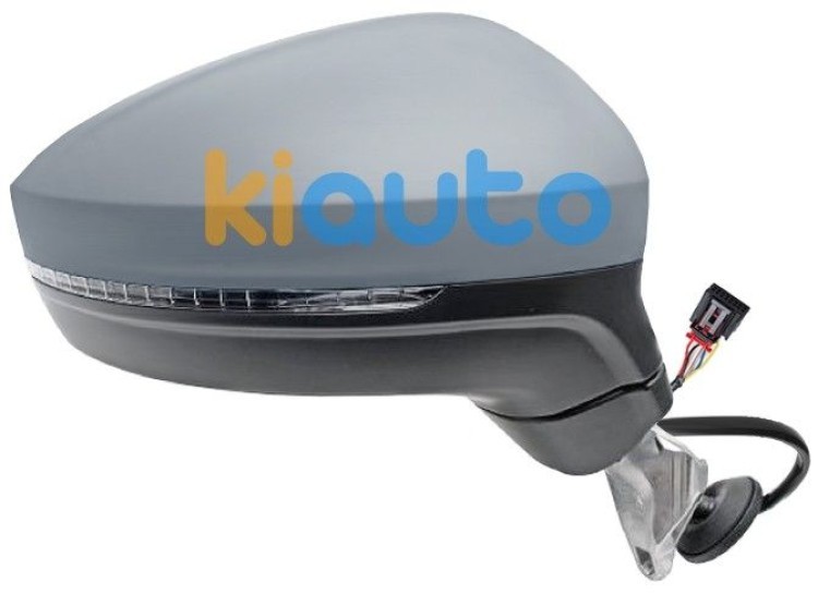 Rétroviseur Extérieur Côté Passager Pour Volkswagen Tiguan 2018-2021 - Avec Détection D'angle Mort, Réglage électrique