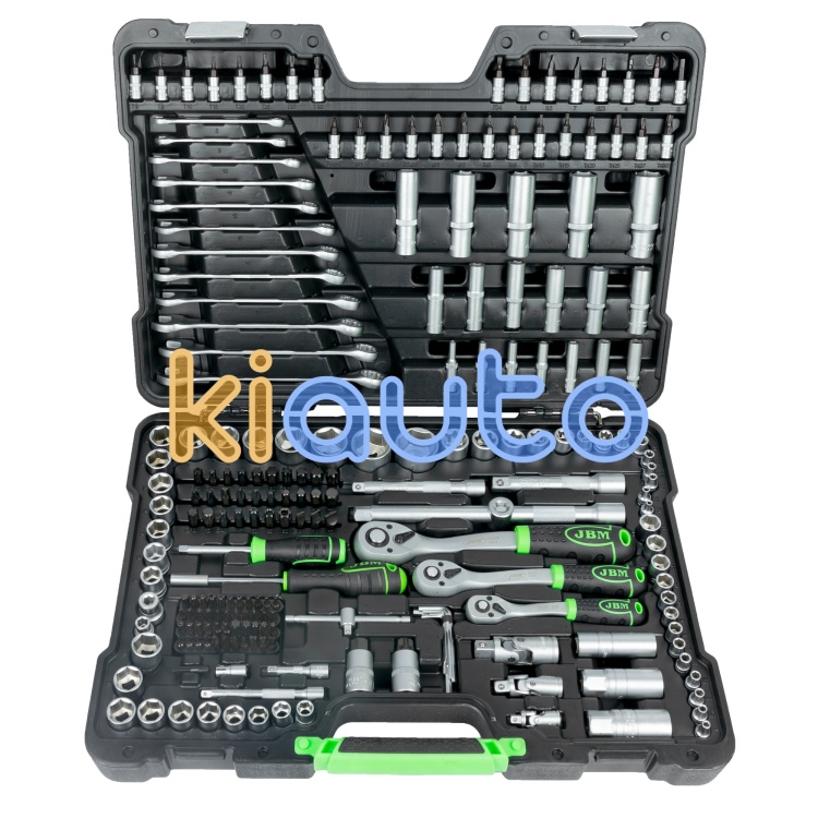 JBM 54034 | Coffret d'outils avec douilles hexagonales 216 pièces - zingué