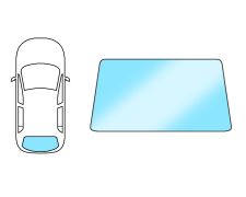 LUNETTE HONDA CIVIC 2016-2022 4 PORTES / ARRIÈRE / CHAUFFANT / VERT 